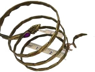 Afghan Vintage Spiral Cuff Bracelet, Handcuff, Tribal Cuff, Afghan Cuff Bracelet, Kuchi Jewelry, Afghan Jewelry, Spiral Cuff
