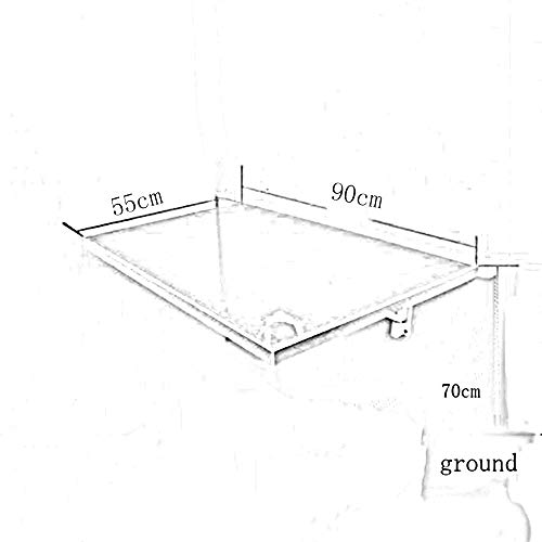 Table pliante de cuisine murale pour libérer le sol des petits espaces - 4