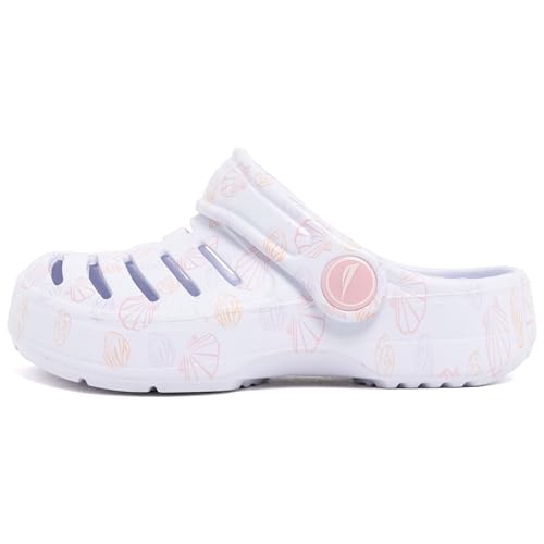 Image of Nautica Kids Clog Sandals - Slip-On Lightweight Water Shoes with Adjustable Heel Strap - Comfortable EVA Slip-Resistant Clogs for Boys & Girls - Toddler & Youth Sizes