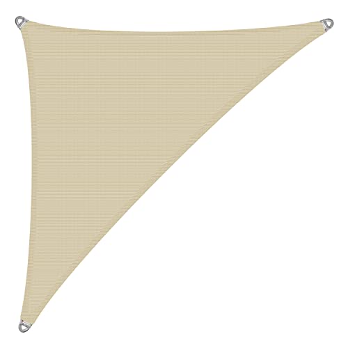 FLORALEAF 11'x18'x21' Sun Shade Sail Right Triangle Heavy Duty UV Block Canopy Awning for Patio Backyard Lawn Garden Outdoor Activities