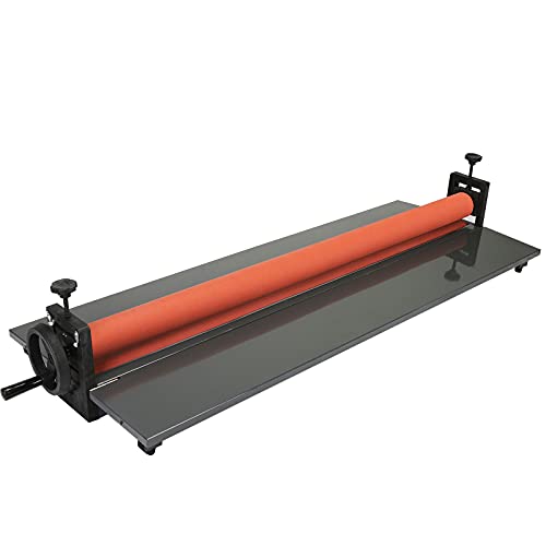 TECHTONGDA 51in Cold Laminator Machine Desktop Cold Laminator, Manual Vinyl Photo Film Cold Laminating Machine with Foldable Table, 1in Laminating Thickness