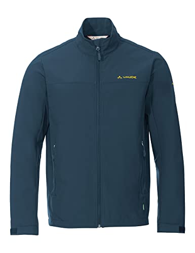 VAUDE Herren Mens Hurricane Jacket Iv, Dark Sea/yellow, L EU