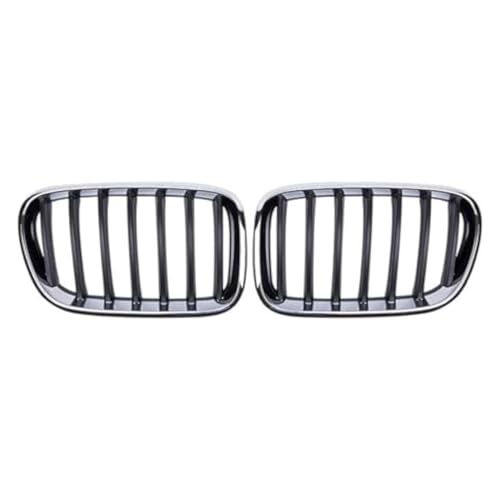 Grille pare-choc avant centrale pour X3 F25 2011-2013 en ABS chrome