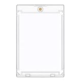 Hartkartenärmel - 4,33 Zoll klare Magnetprotektoren für sicheres Halten, Kratzwiderstand mit Showcase -Funktion, Kartenhülle für den Transport von Sammelanlagen, transparentes Acryl, Speicherpaket