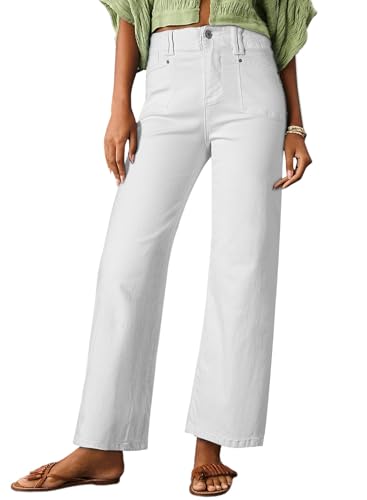 Astylish Wide Leg Jeans for Women Trendy High Waisted Bootcut
