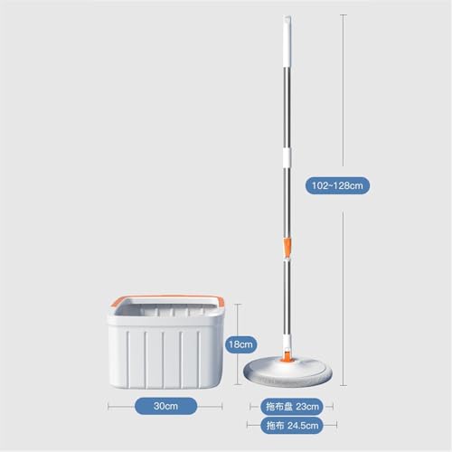 PBENO Bodenwischer Haushalt Nicht Hand Waschen Mopp Versenkbare Flache Mopp Saug Mit Eimer Mit Wischtuch Rotierenden Mopp Set – Bild 4