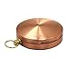 JISADER Retro Pocket Copper Portable Handheld Old Fashioned for Camping Backpacking