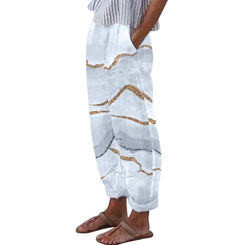 Pantalon coton lin femme été parfait pour vos journées décontractées