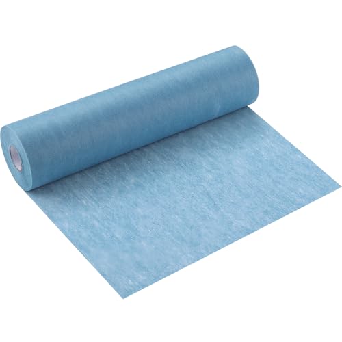 Vlies Tischläufer 30cm x 30m Rauchblau Tischläufer Rolle Tischdeko Modern Hochzeit Party Dekoration Tischdekoration für Geburtstag Hochzeit Ramadan Kommunion Erstkommunion Jugendweihe Dekoration