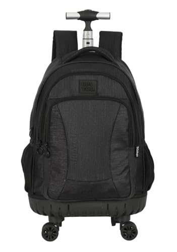 Mochila com Rodinhas 360º com Porta Notebook Preto UP4YOU MC49042UP 2026