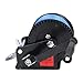 Manual Hand Crank Winch 1600lbs Manual Winch with Nylon Strap Heavy Duty Alloy Steel Hand Crank Winch for Industrial Lifting for Boat, Trailer, Truck