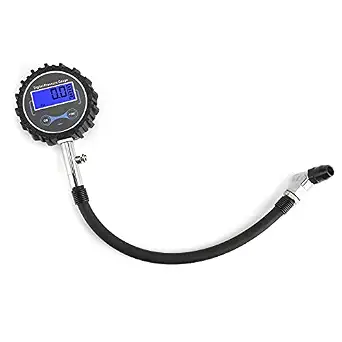 Fabater Digital Tire Pressure Gauge, 200 PSI High Accuracy with LCD Display, Rubber Shockproof Cover for Car, Motorcycle, Truck