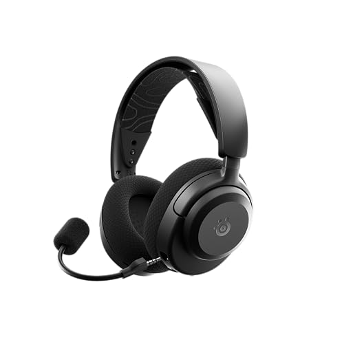 SteelSeries Arctis Nova 3X Wireless multiplatform gamingheadset - Mobile App Control - 40 uur accuduur - Neodymiummagneetdrivers - 2,4-GHz/Bluetooth - Afneembare mic. - Xbox, PS5, pc, Switch -Zwart - Afbeelding 3