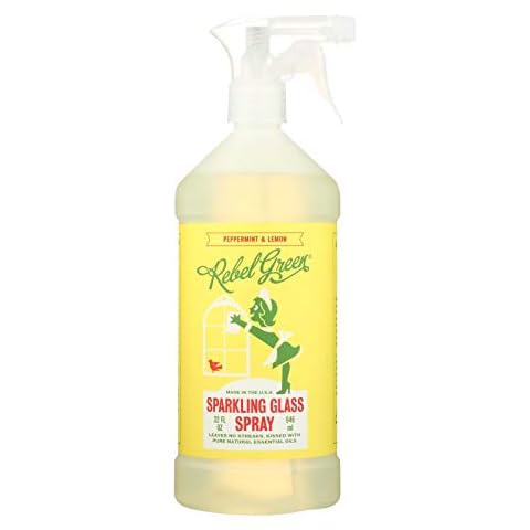 Rebel Green Spray Glass peppermint Lemon, 32 oz Cover