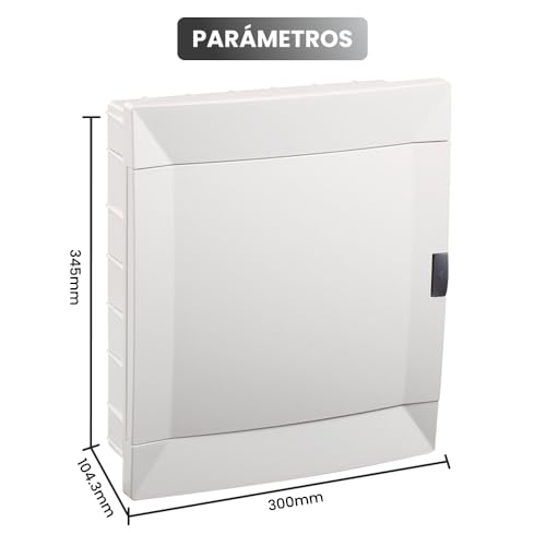 Boîte d'encastrement pour 24 modules automatiques et coffret électrique mural