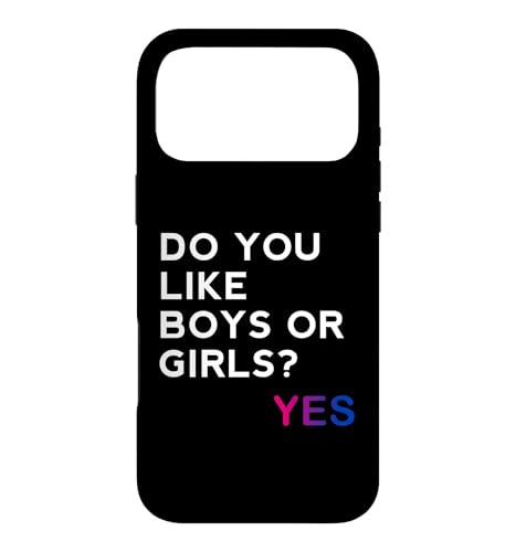Do You Like Boys or Girls Yes Bisexual Gay Pride Month LGBT �X�}�z�P�[�X iPhone 17 Pro Max �p