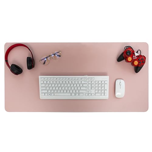 Sous-main de bureau antidérapant rose pour éviter les rayures et taches sur la table