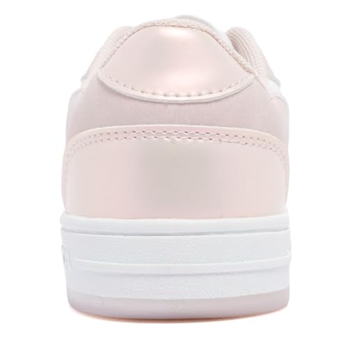 Nautica Girls Youth Sneaker – Fashion Athletic Lace-Up Tennis Shoe for Everyday Sport and Casual Wear, Monsanta Girl White Pink Pearl, Size 2 by Nautica - Used condition - Image 4