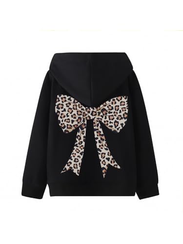 Image of WELAKEN Cotton Hoodie Sweatshirt for Girls Kids & Teens Long Sleeve Pullover with Kangaroo Pocket