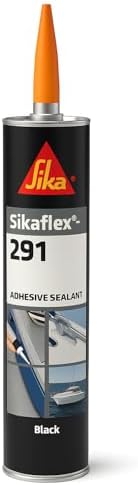 Sika 291243 Sikaflex 291 Marine Grade 1 Component Polyurethane Elastomeric Sealant, 10.3 oz Capacity, Black
