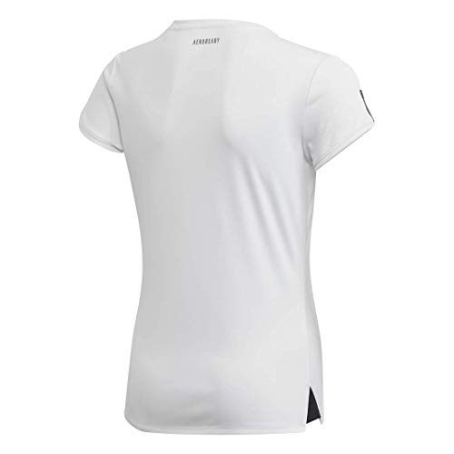 adidas unisex-youth Club Tee White/Matte Silver/Black Medium