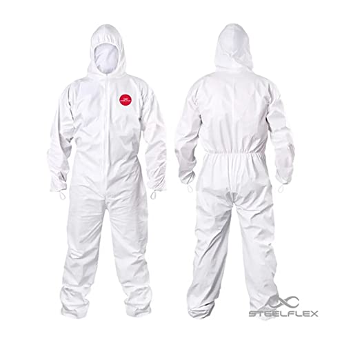 MACACÃO DE SEGURANÇA TIPO 6 STEELFLEX VPMC766000 BRANCO C.A 39707 Tamanho:M