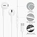 USB C Wired Earbuds for iPhone 17/16/15 Pro Max Plus Air iPad & USB-C Headphones for Samsung Galaxy S26/S25/S24/S23 Ultra A55 A54, Type-C Earphones with Microphone,1 Years Warranty (White)