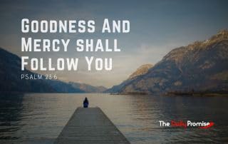Goodness and Mercy Shall Follow You