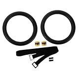 ROMISBABA Verstellbare Gymnastikringe für Zuhause Große Turnringe mit Halterung Strapazierfähige...