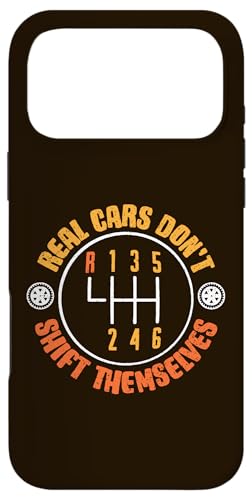 Real Cars Don't Shift Themself 6���}�j���A���g�����X�~�b�V���� �X�}�z�P�[�X iPhone 17 Pro Max �p