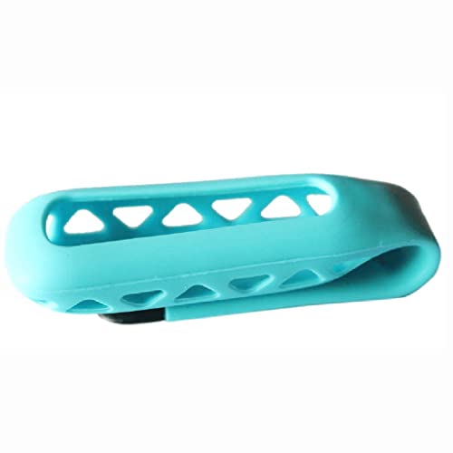 Tiuimk Funda protectora de silicona para Fitbit One   Azul cielo | Rastreador intercambiable | Compatible con Fitbit One Fitness Tracker
