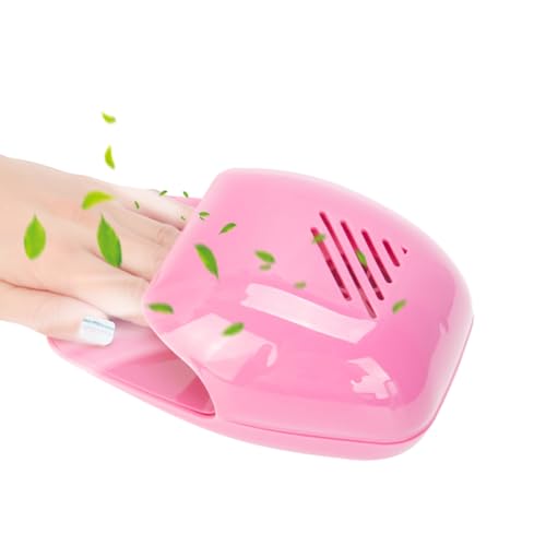 Mini Nail Fan Dryer Portable, Nail Polish Gel Dryer Blower Manicure Tool Safe Non-Uv Air Nail Dryer