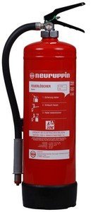 Wasserlöscher 6l W6DF frostsicher 4LE FLN Neuruppin (Instandhaltungsnachweis Feuerlöscher-Tauschsystem)