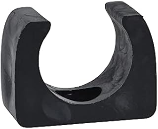 10 X 20mm Black Pvc U Clip Conduit Push In Saddle