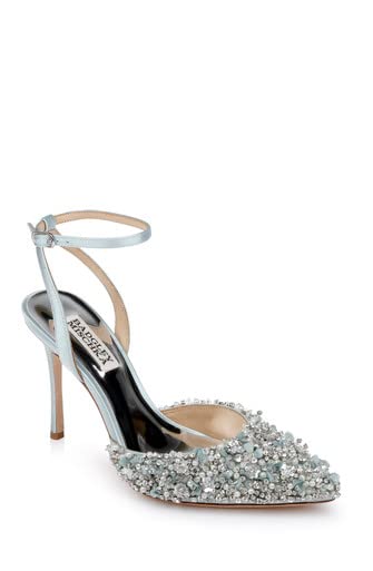 Badgley Mischka Nicolitie Crystal & Pearl Covered Stiletto2
