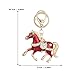 Chinese Zodiac Horse Keychain, 2026 Horse Year Mascot Hanging Charm Ornaments,Animal Charm Pendant for Purse Backpack Handbag
