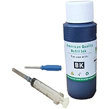 VC Black Dye Ink Refill Kit Replacement for Canon PG275XL - 60ml Ink Cartridge Refill Kit for Canon Pixma TS3520 TS3522 TR4720 Printer