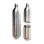 Refillable Co2 Cartridge Fast Charging for 8g 12g 16g Recycle Cylinder for Soda Beer Brewing(8g Cartridge)