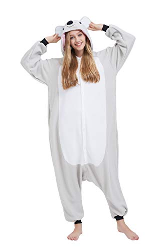 Fandecie Adulte Costume Animal Pyjamas Combinaison Femme Homme Cosplay pour Carnaval Animal Carnaval Halloween Cover