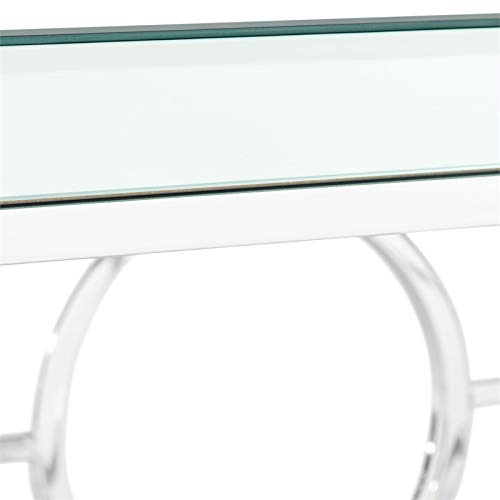 Picket House Furnishings Katie Rectangle Mirrored Sofa Table #TOP6