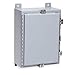 Wiegmann N4242408 N4-Series NEMA 4 Single Door Wallmount Enclosure, Steel, 24" x 24" x 8"