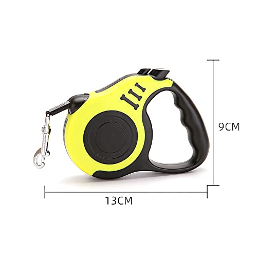 Fdrirect 1 peça de coleira para cães utilitário retrátil portátil automática telescópico durável cor