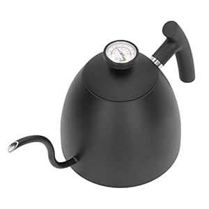 Serlium 800Ml Schwanenhals Kaffeetropfkessel mit Thermometer