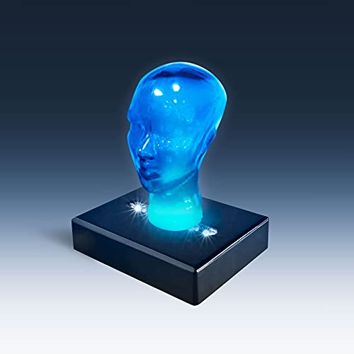 Asente 6 Led Light Pedestal - Rectangular Satin Matte Black Lacquer White Light Stand Base For 3D Art Glass, Room Decor And Gemstones And Crystals - Ac/Usb Adapter Powered (Black) #TOP4