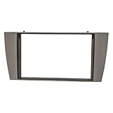 Material: Kunststoff / Farbe anthrazit / Ausschnitt (+/-2mm): 1-DIN - 183x113mm