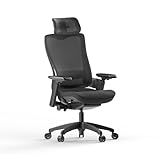 Elgato Embrace - Ergonomic Studio Chair with Waterfall Edge, Mesh Back, 4D Armrests, Discreet Logo, Adjustable Height, Tilt and Lock Mechanism, Rolling Base, Easy Assembly
