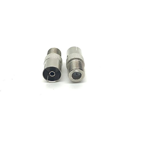 Antena adaptador coaxial F hembra a F hembra 2 unidades miniatura 2