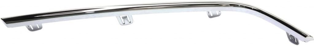 For Acura TL 2012 2013 2014 Bumper Grille Molding Passenger Side | Lower | Made of PP Plastic | Chrome | Replacement For AC1039100 | 71121TK4A00