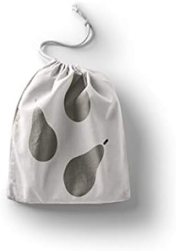 Le Jardin du Lin Bedruckte Baumwoll Taschen mit Kordelzug, Einkaufstasche, Beutel, Stoffsack, Stofftasche, Gemüsesack, Wiederverwendbare, Umweltfreundlich, Mehrzweck, Faltbar, Größe: 30x40 Cm