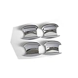 TONMHXA Kompatibel Mit VW Für Touareg 2011 2012 2013 2014 2015 2016 2017. Auto-Außentürgriff, Dekorative Schale, Autozubehör Auto Türgriff Abdeckung(Door Bowls)